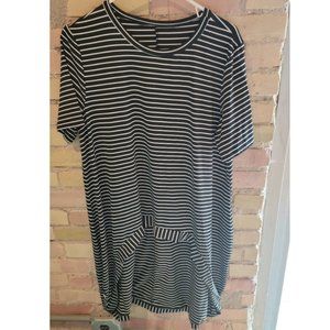 Women's Black Striped Torrid Dress - 2x